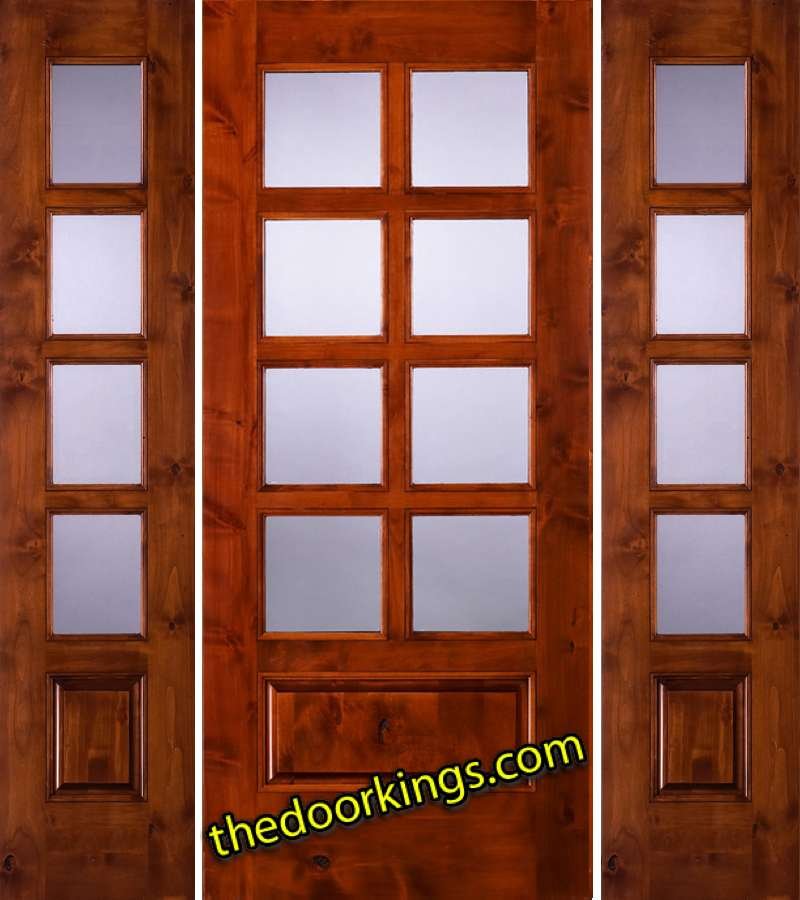 sw68 knotty alder with two sw68 sidelites